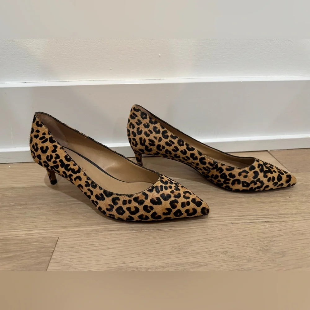 Banana Republic leopard fur pumps, 7.5 - Picture 1 of 5